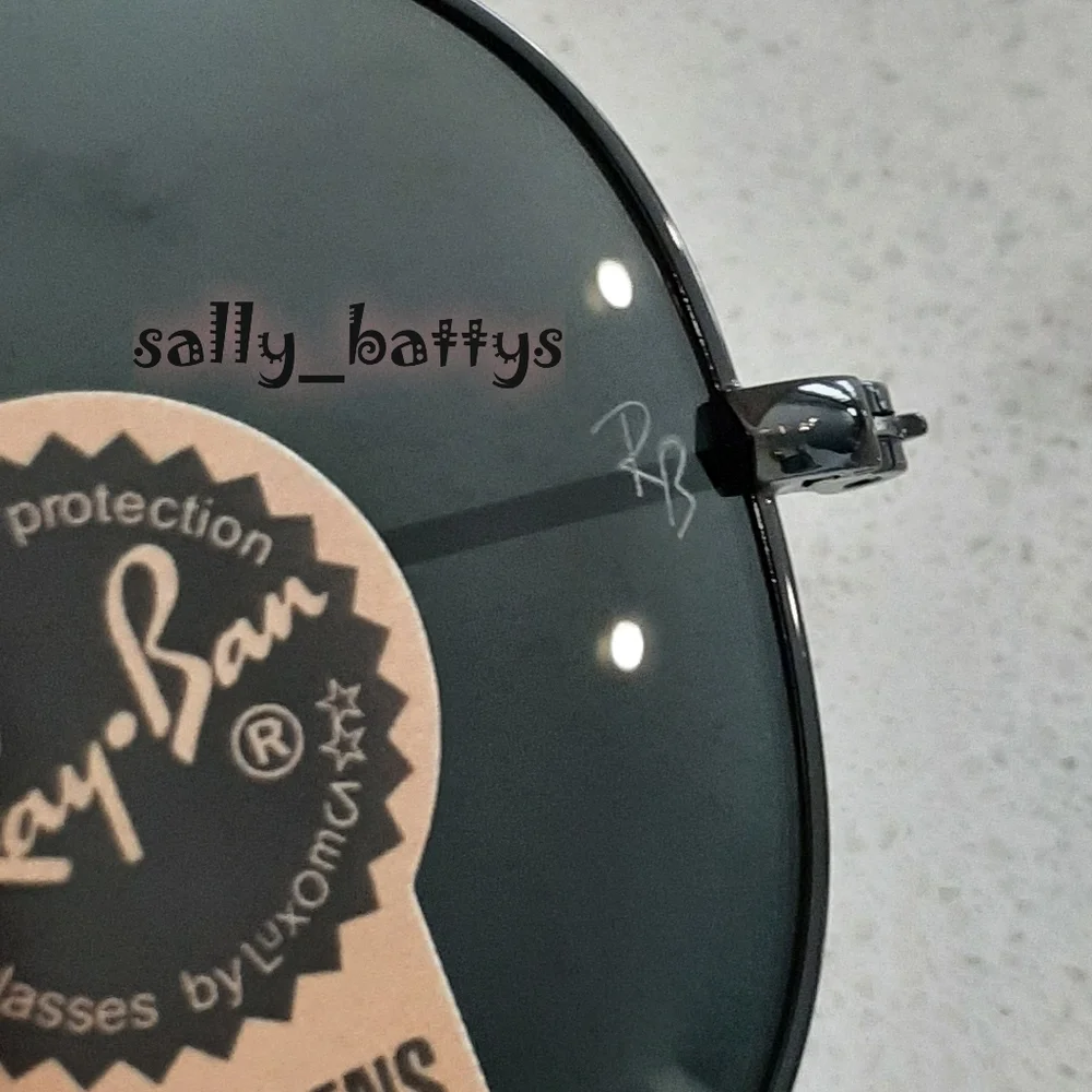 Ray-Ban (Store Display) Aviator All Black RB3025 Classic - Picture 8 of 13